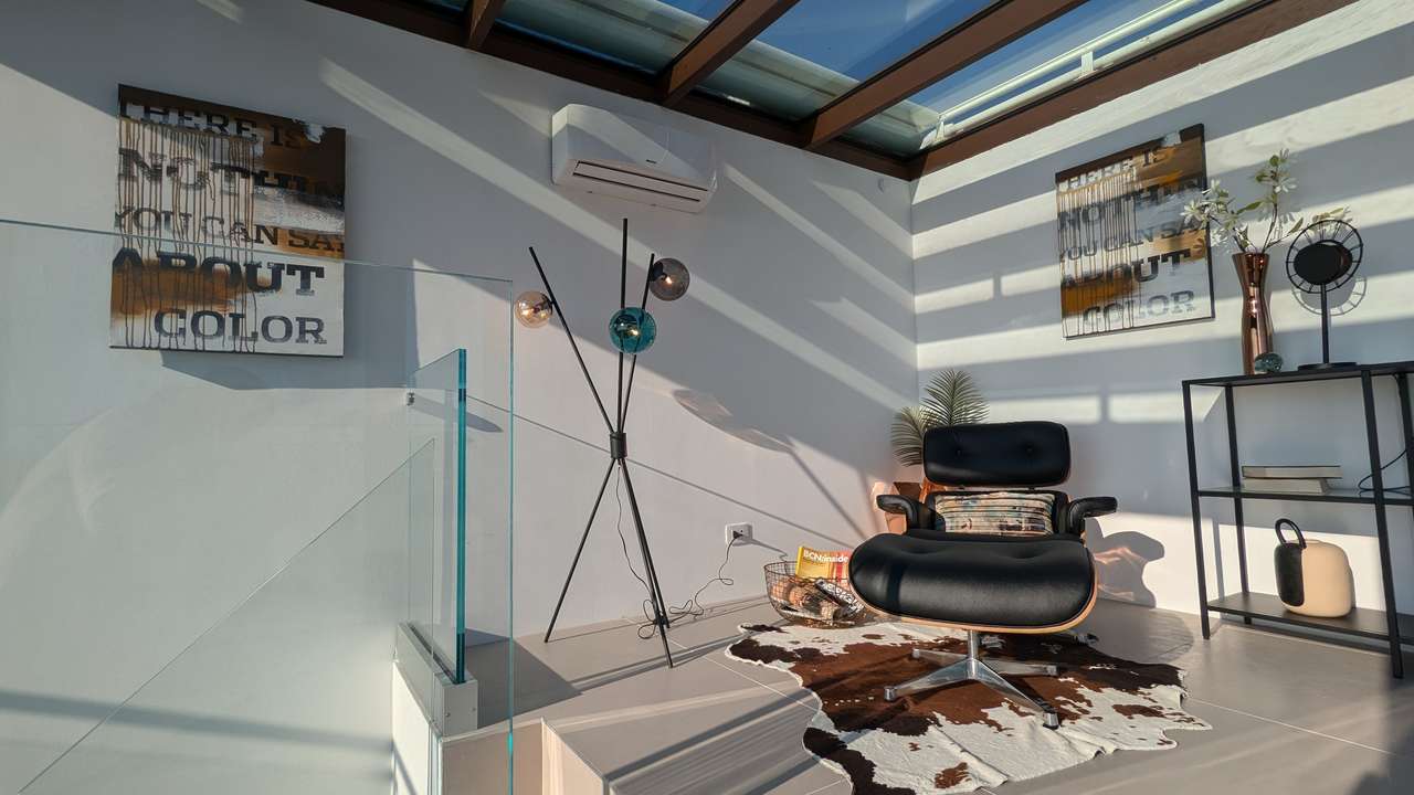 Bardolino Neubau Luxus 3-ZI-Penthouse (App.5) Dachterrasse Blick Gardasee, Solar, Fahrstuhl, Garage,