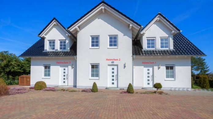 Ferienhaus FeWo auf 2 Ebenen in Trassenheide, möbliert, Wärmepumpe