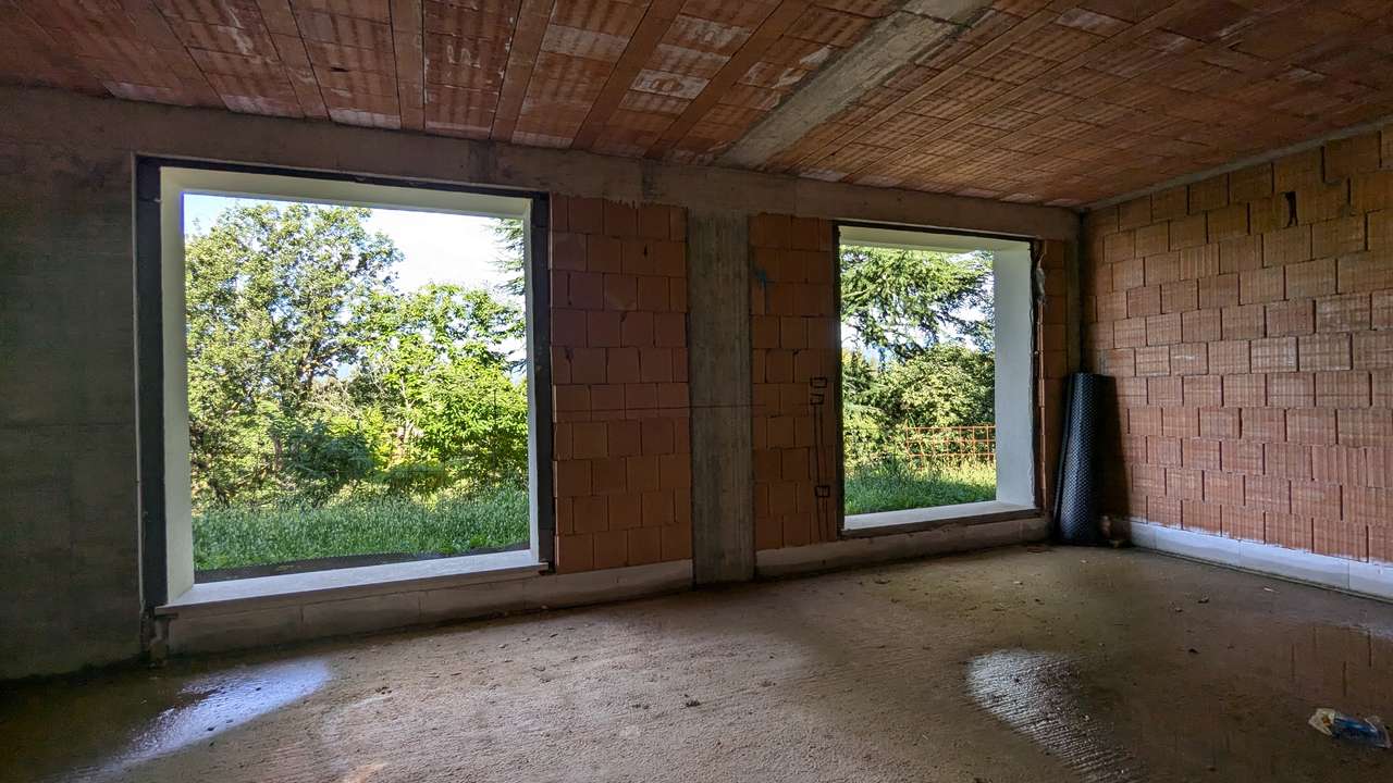 Villa mit Panoramablick Gardasee im Rohbau San Zeno di Montagna (Ausbauhaus)