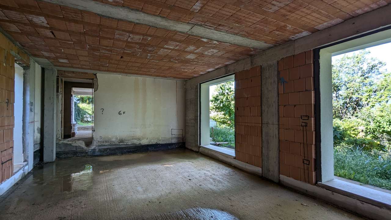 Villa mit Panoramablick Gardasee im Rohbau San Zeno di Montagna (Ausbauhaus)