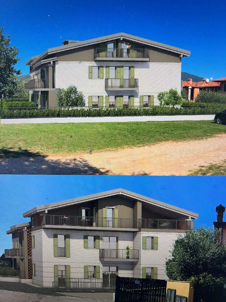 Duplex Eigentumswohnung in ALBARE Gardasee 2 SZ, 2 Bäder, Balkon, Klima, Wärmepumpe A+
