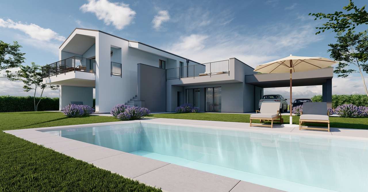 Panorama Villa Bellavista Bardolino Gardasee Klimahaus A