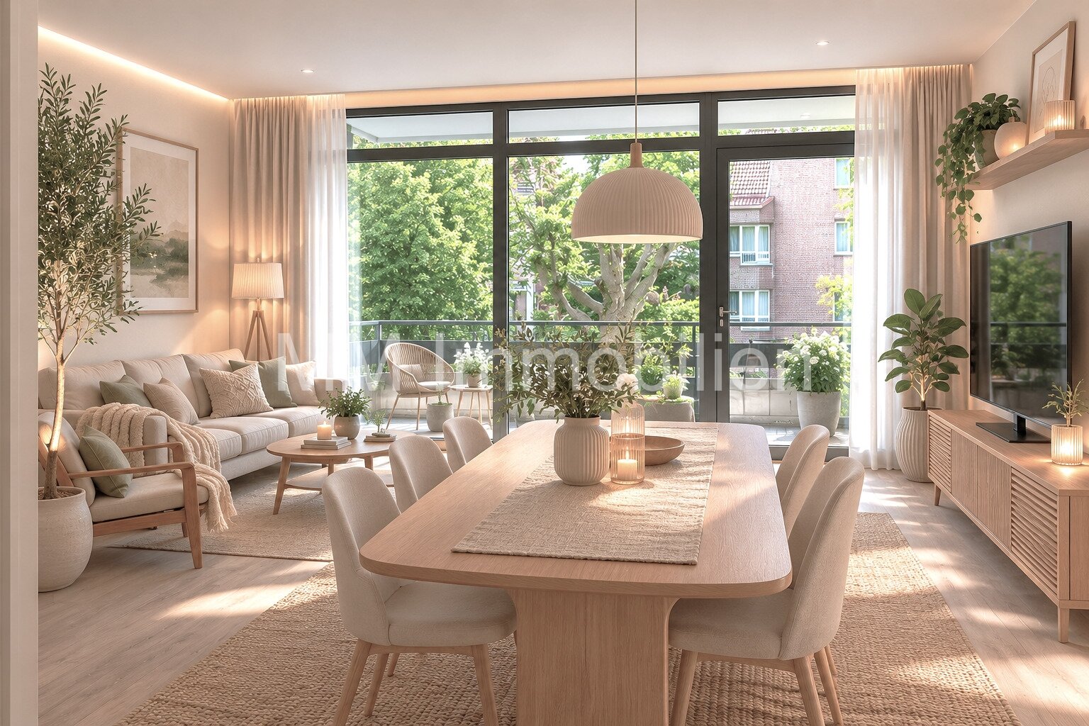 Besichtigung - Ferienwohnung nur 200m zum Strand, Balkon, neues Bad, Küche, Stellplatz