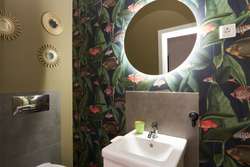 WC mit Waschtisch Designer-Tap WC mit Waschtisch Designer-Tap