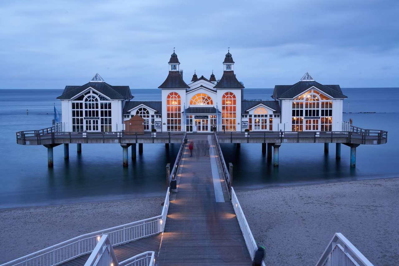 Seebrücke bei Nacht Seebrücke bei Nacht