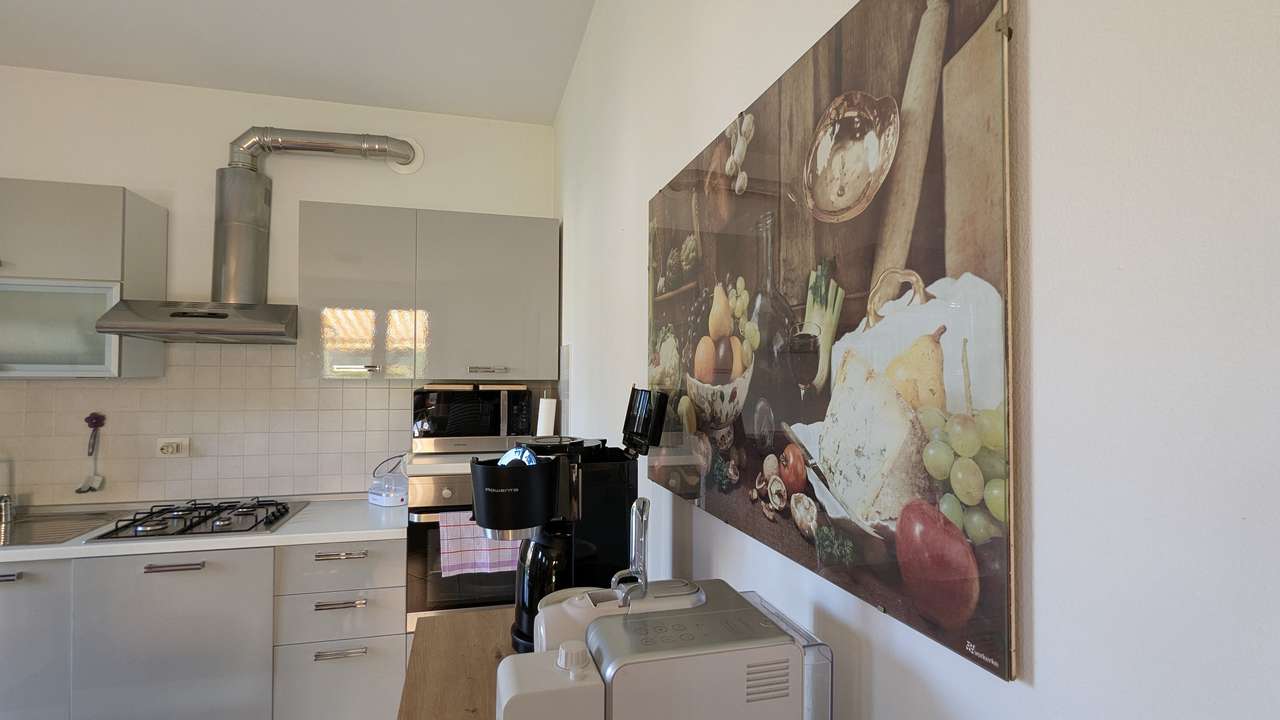 Wohnzimmer mit Küche Wohnzimmer mit Küche