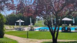 Garten und Poolbereich mit Son Garten und Poolbereich mit Son