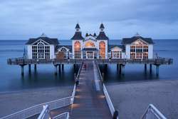 Seebrücke bei Nacht Seebrücke bei Nacht
