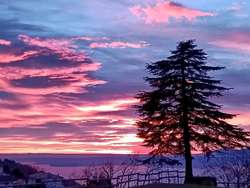 Blick-zum-Gardasee-Sonnenunter Blick-zum-Gardasee-Sonnenunter